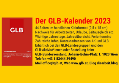 GLB-JAHRESKALENDER 2023