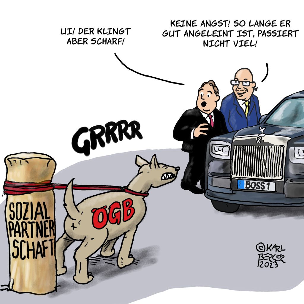 Karl Bergers Cartoon