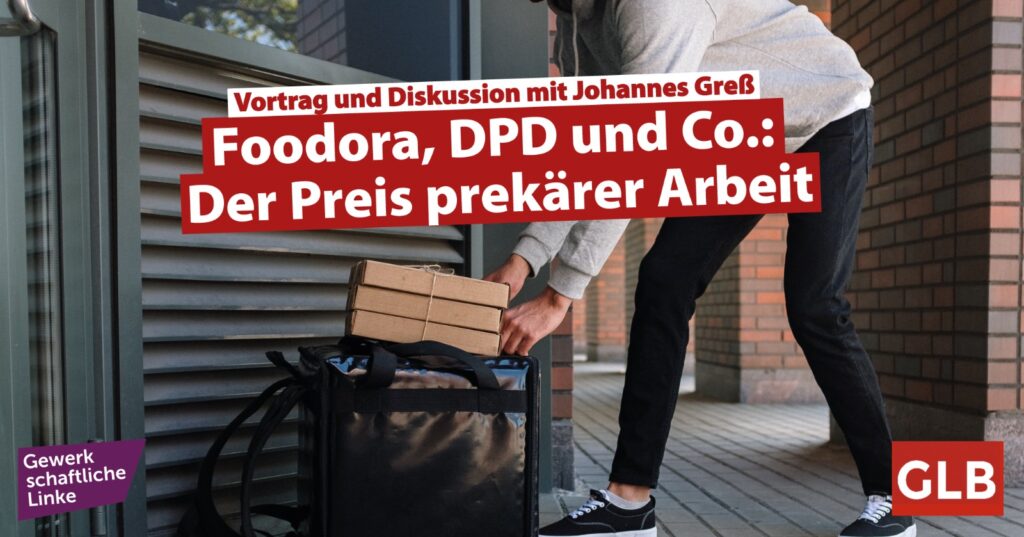 Foodora, DPD & Co.: Der Preis prekärer Arbeit