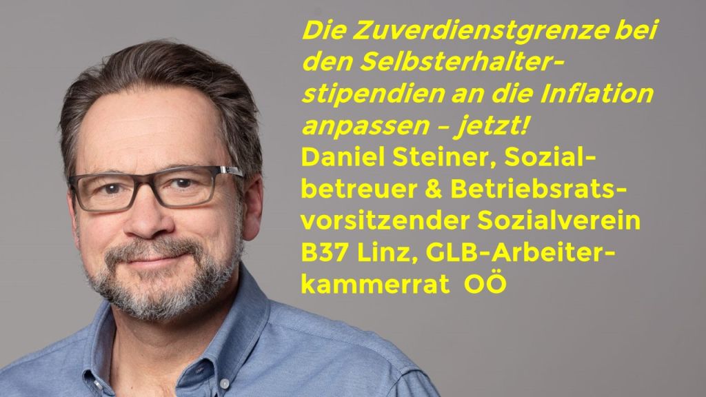 Inflationsanpassung der Zuverdienstgrenze bei Selbsterhalterstipendien