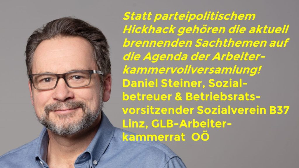 GLB für Transparenz und Inhalte statt parteipolitischem Hickhack