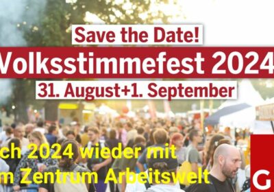 Zentrum Arbeitswelt beim Volksstimme-Fest 2024