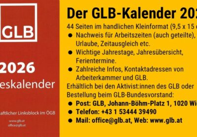 GLB-Kalender 2026
