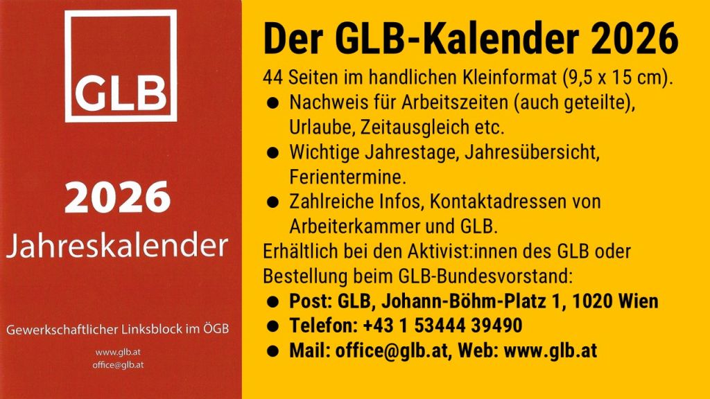 GLB-Kalender 2026