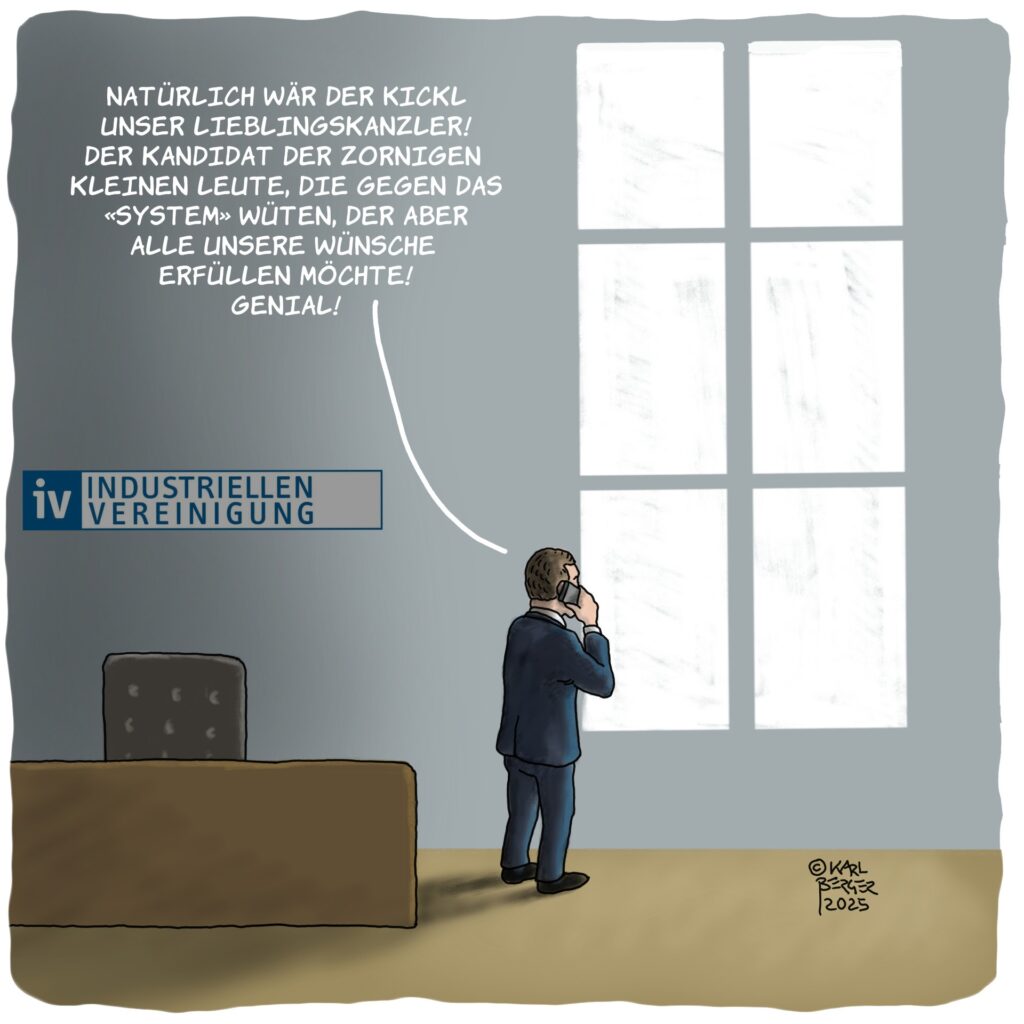 Karl Bergers Cartoon