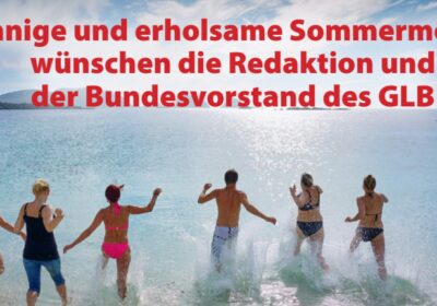 Erholsamen Urlaub!