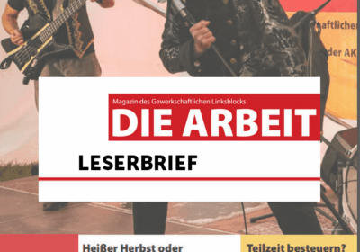 Lesermeinung zur Teilzeitdebatte Lesermeinung zur Teilzeitdebatte