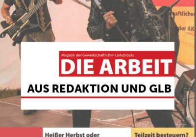 Aus Redaktion und GLB Aus Redaktion und GLB