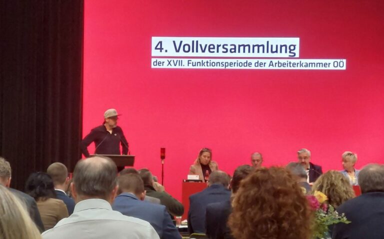 4. Vollversammlung der XVII. Funktionsperiode der AK OÖ am 11. November 2025