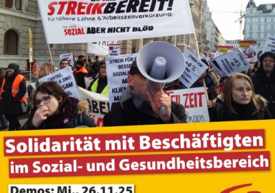 Gemeinsam gegen Sozialkürzungen und Reallohnverlust!