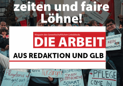 Aus Redaktion und GLB