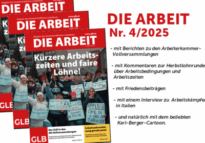Jetzt neu: Unser Magazin DIE ARBEIT Nr. 4/2025