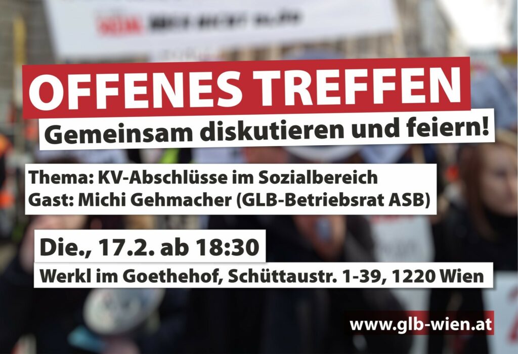 GLB Wien ladet zu einem offenen Treffen