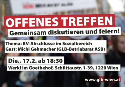 GLB Wien ladet zu einem offenen Treffen