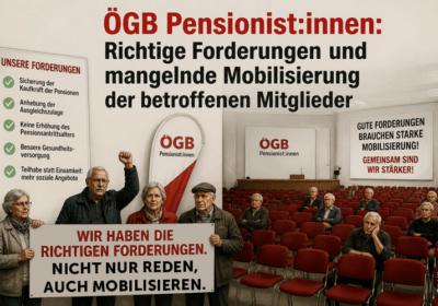 ÖGB-Pensionist:innen: Richtige Forderungen, mangelnde Mobilisierung