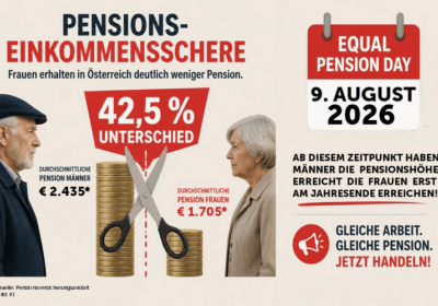 Später in Pension verkleinert nicht die Pensionsschere