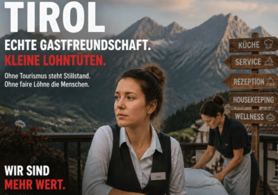 Tirol: Armutsfalle Tourismusjobs